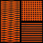 Black/Orange Hydroturf Sheet