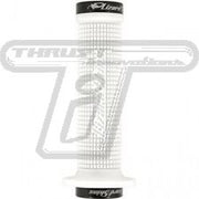 Lizard Skins Peaty Lock on Grips ODI White w/Black clamps