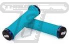ODI Troy Lee grips turquise w/ blue clamps
