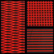 Black/Red Hydroturf Sheet